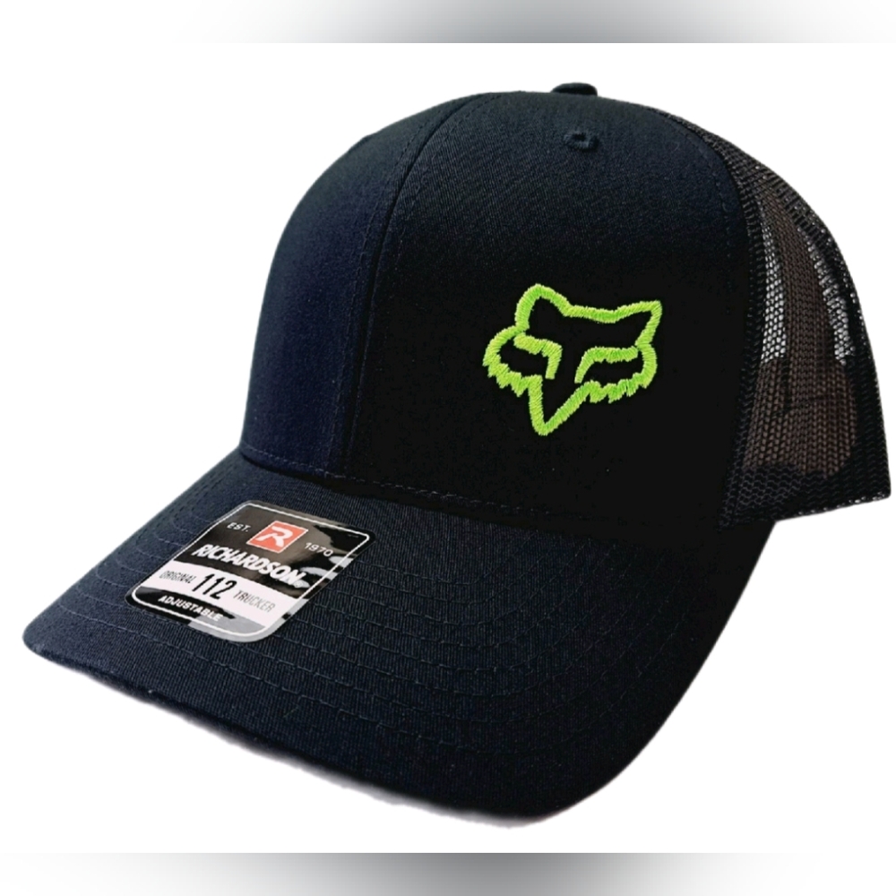 FOX Racing Shox Outdoors Retro Vintage Style Richardson 112 Trucker Hat Cap Race